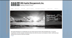 Desktop Screenshot of imscapital.com